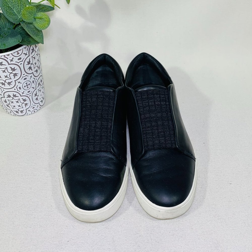Vince Black Slip-On Casual Sneakers Size 7.5